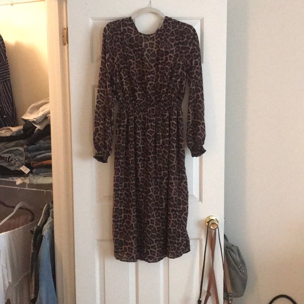 Leopard print dress